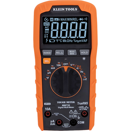 Digital Multimeter, AC/DC Voltage, AC/DC Current Mukwa Safety Services