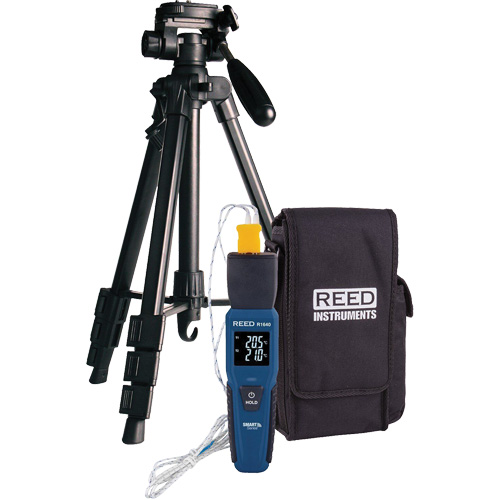 R1640 Smart Series Thermocouple Thermometer with Tripod, Contact, Digital, 32-122°F (0-50°C) Mukwa Safety Services