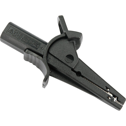 Pince crocodile noire pour le v&eacute;rificateur disolement haute tension R5002 Mukwa Safety Services
