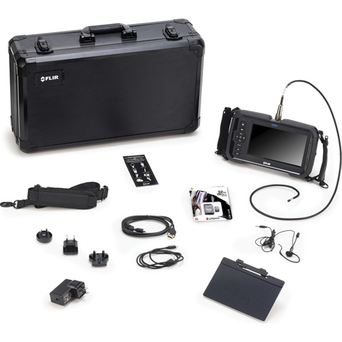 Trousse de vid&eacute;oscope haute performance avec sonde de cam&eacute;ra articul&eacute;e &agrave; quatre voies Mukwa Safety Services