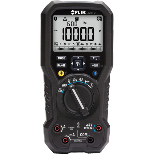 Multim&egrave;tre num&eacute;rique industriel avec METERLiNK, Tension c.a./c.c., Courant c.a./c.c. Mukwa Safety Services