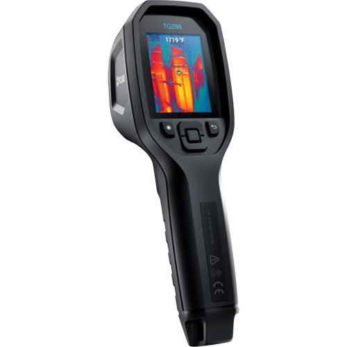 TG298 30:1 High Temperature Spot IR Thermal Imaging Camera with Bullseye Laser, 320 x 240 pixels, -25° - 1080°C (-130° - 1976°F), <70 mK Mukwa Safety Services