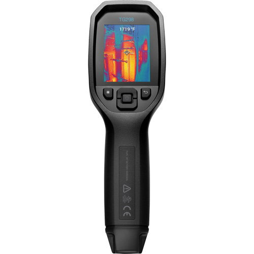 TG298 30:1 High Temperature Spot IR Thermal Imaging Camera with Bullseye Laser, 320 x 240 pixels, -25° - 1080°C (-130° - 1976°F), <70 mK Mukwa Safety Services