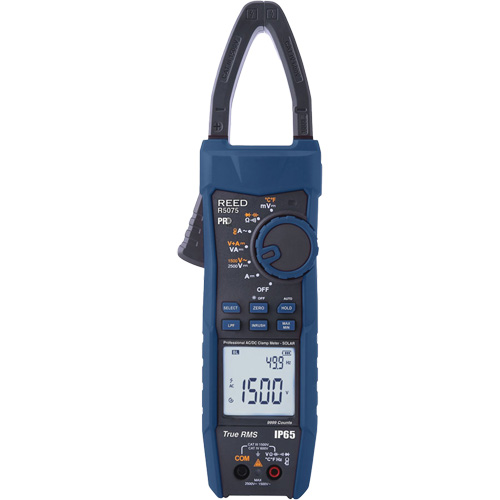 Professional Solar Clamp Meter, AC/DC Voltage, AC/DC Current Mukwa Safety Services