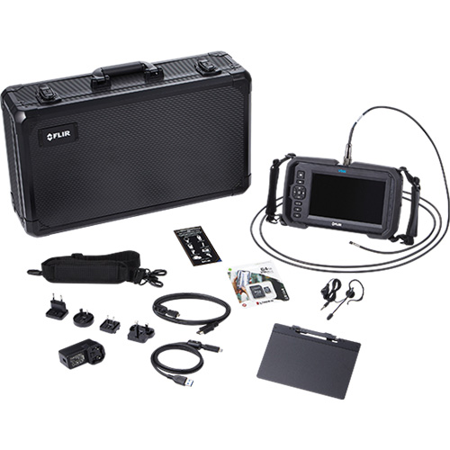 Ensemble de vid&eacute;oscope haute performance avec cam&eacute;ra HD double & longue sonde, 1280" lo x 720" la Affichage, 1024 x 600 pixels, 4,9 mm (0,19") T&ecirc;te de cam&eacute;ra Mukwa Safety Services