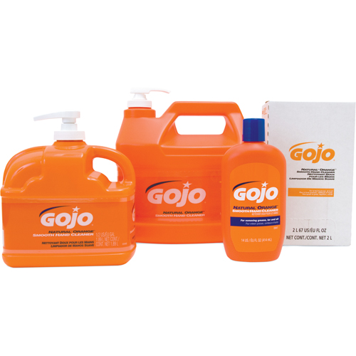 Nettoyant &agrave; mains Natural Orange, Cr&egrave;me, 414 ml, Bouteille, Agrumes/Orange Mukwa Safety Services