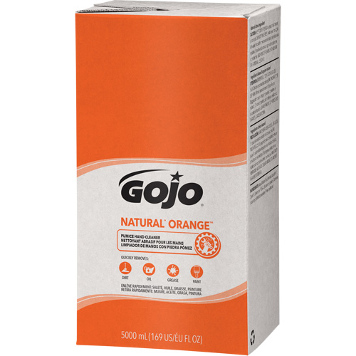 Nettoyant &agrave; mains Pro TDX 5000 Natural Orange, Pierre ponce, 5 L, Recharge, Agrumes/Orange Mukwa Safety Services