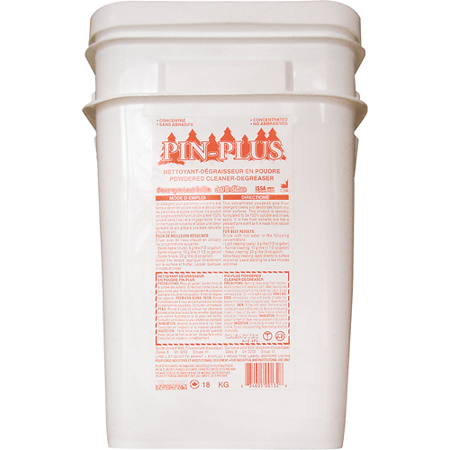 Nettoyant d&eacute;graissant Pin-Plus en poudre, 18 kg/18,0 kg Mukwa Safety Services