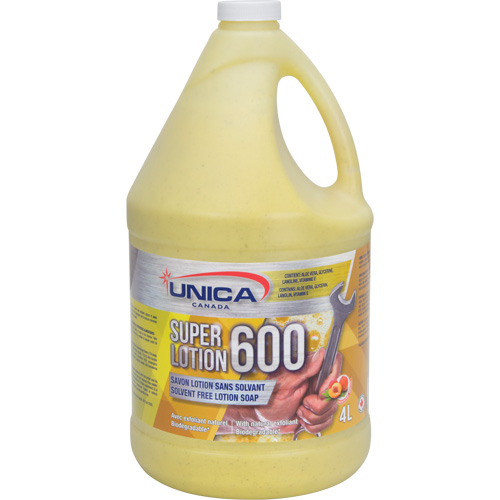Savon antiseptique Super 600, Pierre ponce, 4 L, Bouteille, P&ecirc;che Mukwa Safety Services