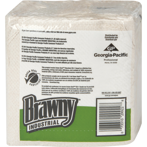Shur-Wipe&reg; Wipers, Utility, 13" L x 13" W Mukwa Safety Services