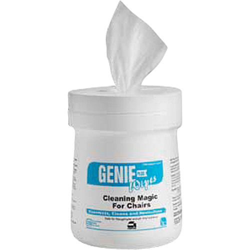 Cleaners & Disinfectants - Genie Plus Chair Cleaner, 7" x 6", 160 Count Mukwa Safety Services