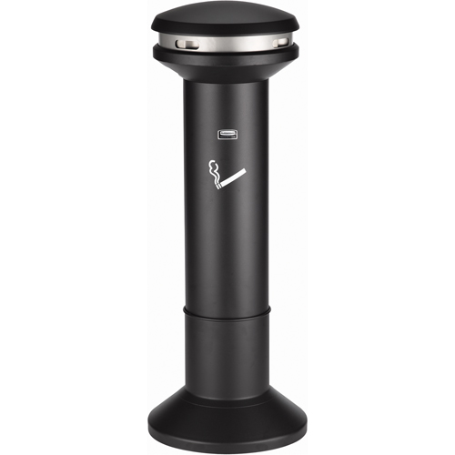 Solutions pour la gestion des m&eacute;gots de cigarettes Infinity, Sur pied, M&eacute;tal, Capacit&eacute; 6,7 gal., Hauteur 39-4/5" Mukwa Safety Services