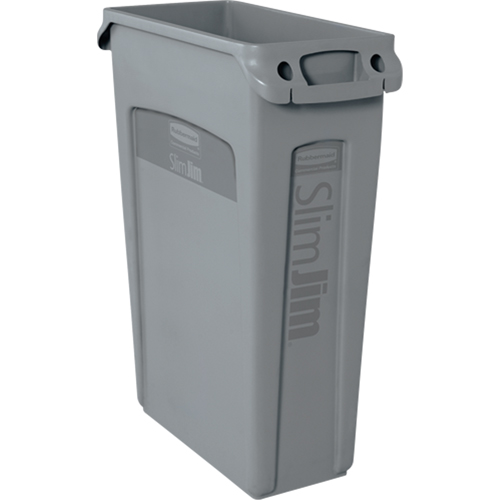 Slim Jim&reg; Container with Venting Channels, Plastic, 23 US gal. Mukwa Safety Services