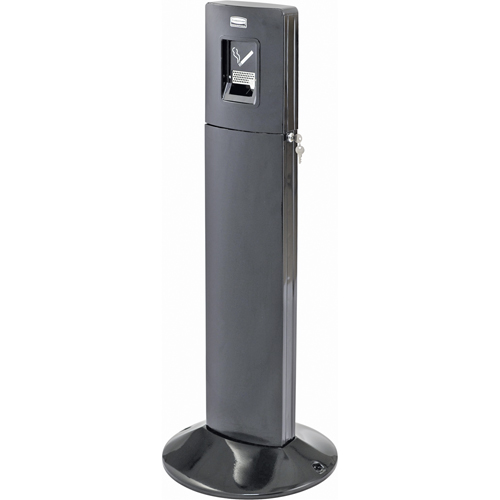 Stations pour fumeurs metropolitan, Sur pied, Acier inoxydable, Capacit&eacute; 1,6 gal. US, Hauteur 42-4/5" Mukwa Safety Services