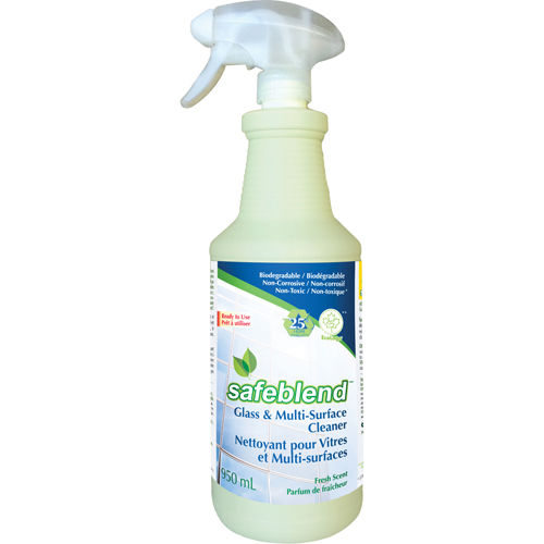 Nettoyant sans parfum pour verre & surfaces, 950 ml, Bouteille &agrave; g&acirc;chette Mukwa Safety Services