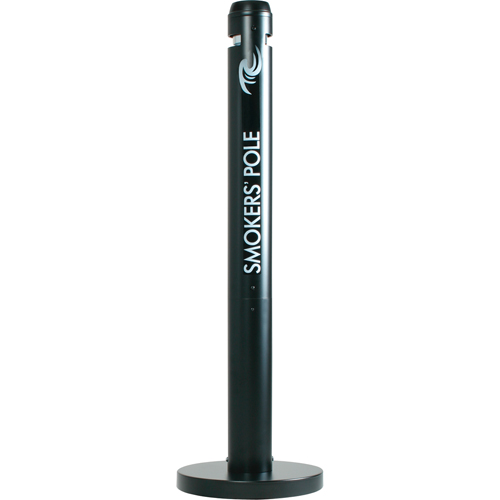 Cendriers Smokers' Pole, Sur pied, Aluminium, Hauteur 41" Mukwa Safety Services