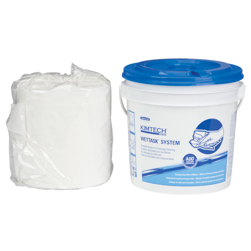 Wettask* Wipers for Solvents, 570 Wipes, 12" x 6" Mukwa Safety Services