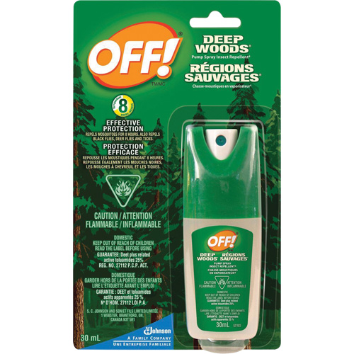 OFF! Deep Woods&reg; Insect Repellent, 25% DEET, Spray, 30 ml Mukwa Safety Services