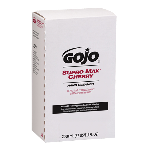 Nettoyant pour les mains &agrave; la cerise Pro TDX 2000 Supro Max, Gel, 2 L, Recharge, Cerise Mukwa Safety Services