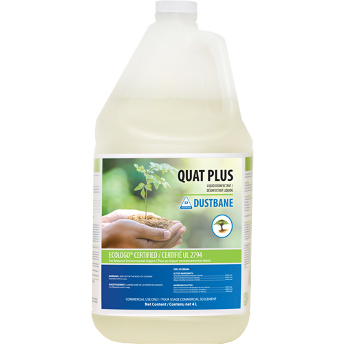 D&eacute;sinfectants et nettoyants Quat Plus, 4 L, Cruche Mukwa Safety Services