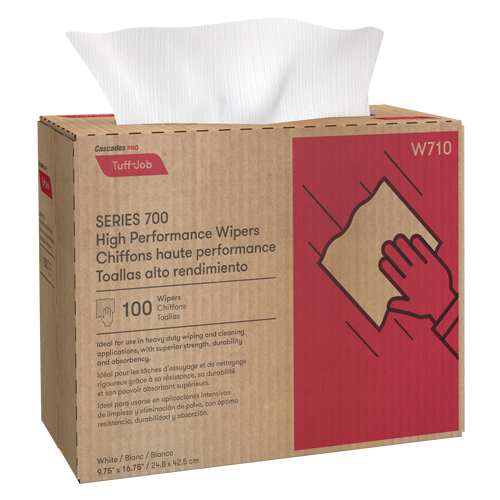 Chiffons Pro Tuff-Job, Robuste, 9-3/4" lo x 16-1/4" la Mukwa Safety Services
