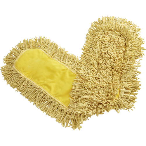 Vadrouille pour &eacute;pousseter avec m&eacute;lange de fils Trapper, Style &agrave; enfiler, Coton/Fil, 36" lo x 5" la Mukwa Safety Services