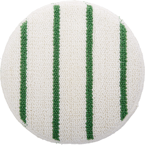 Floor Machine Pad, 19", Cleaning, White Mukwa Safety Services
