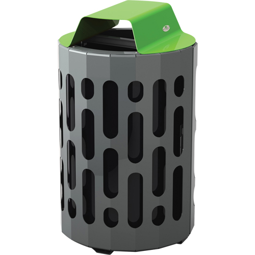 2020 Stingray Waste Receptacles, Metal, 42 US gal. Mukwa Safety Services