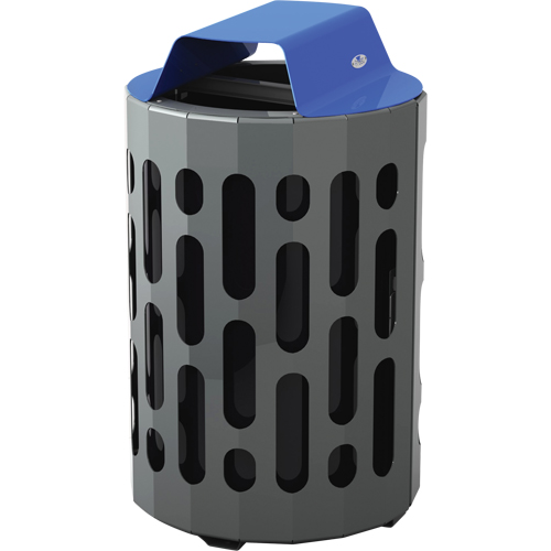 2020 Stingray Waste Receptacles, Metal, 42 US gal. Mukwa Safety Services