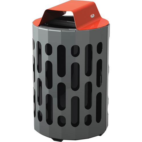 2020 Stingray Waste Receptacles, Metal, 42 US gal. Mukwa Safety Services