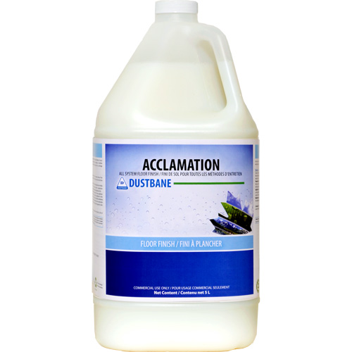 Acclamation All-System Floor Finish, 5 L, Jug Mukwa Safety Services