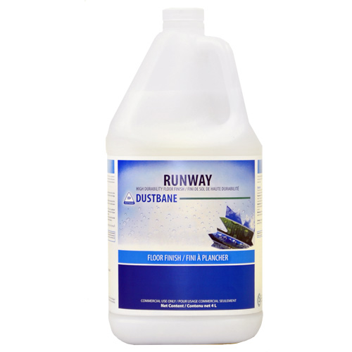 Runway High-Durability Floor Finish, 4 L, Jug Mukwa Safety Services