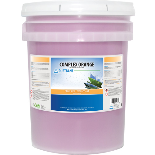 D&eacute;graissant Complex Orange, 20 L, Seau Mukwa Safety Services