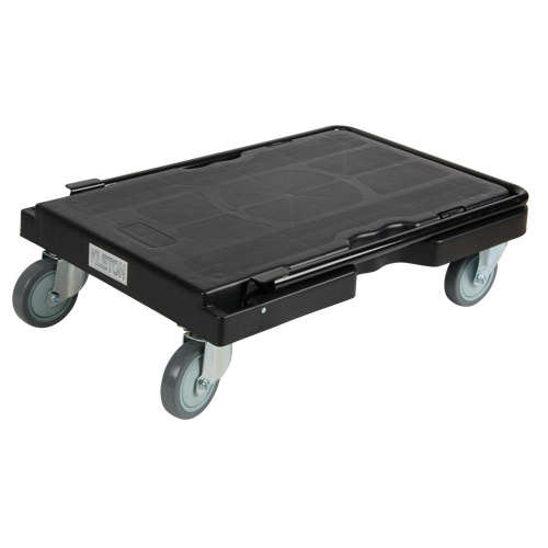 Chariot, 31-3/4" lo x 20-1/2" la, 500 lb cap, Roues Caoutchouc Mukwa Safety Services
