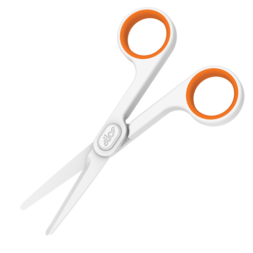 Slice Small Ceramic Scissors, 6", Rings Handle Mukwa Safety Services