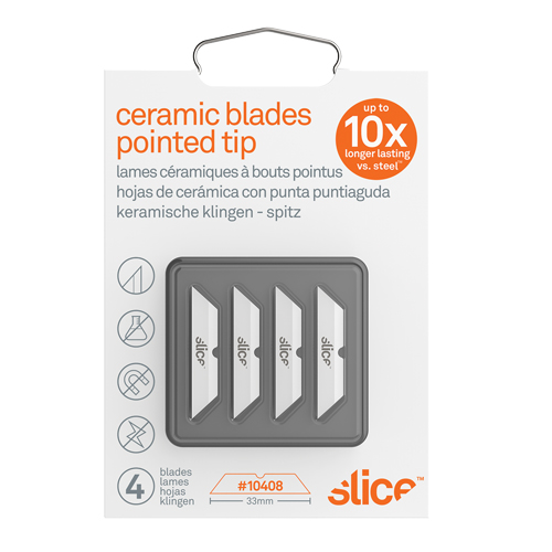 Slice Lames &agrave; bout pointu en c&eacute;ramique pour couteau pour boîte, Style Simple Mukwa Safety Services