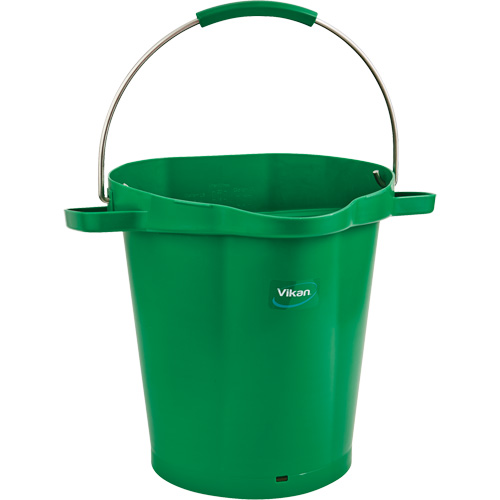 5692 Series Bucket, Green, 3 US gal. Mukwa Safety Services