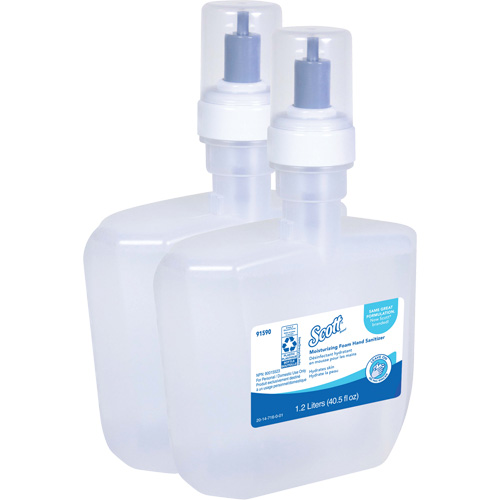 D&eacute;sinfectant moussant et hydratant pour les mains Pro de Scott, 1200 ml, Cartouche de recharge, 62% alcool Mukwa Safety Services