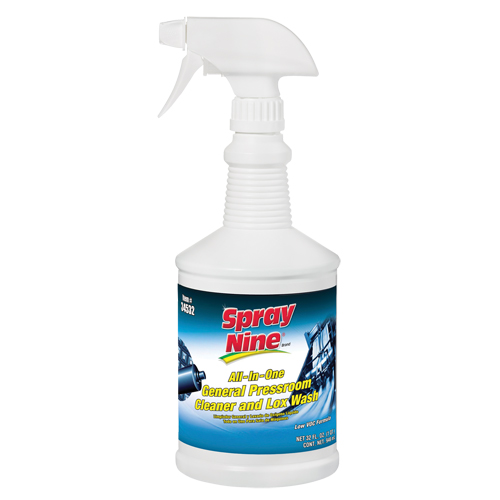 Nettoyant g&eacute;n&eacute;ral Spray Nine pour impression, 946 ml, Bouteille &agrave; g&acirc;chette Mukwa Safety Services