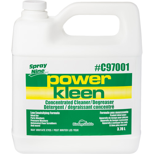 Produit nettoyant pour nettoyeur de pi&egrave;ces Power Kleen, 4 L, Cruche Mukwa Safety Services