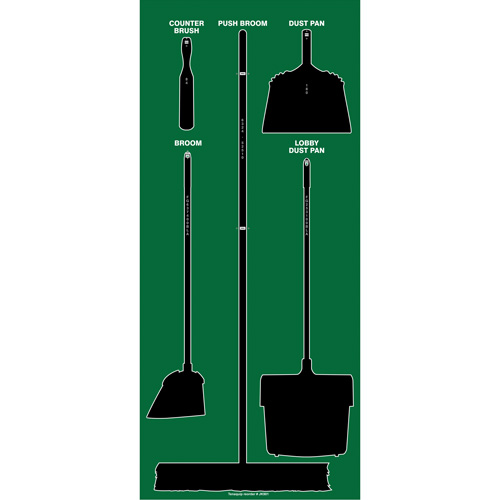 Ultra Aluma-Lite Dry Shadow Board (English Only) Mukwa Safety Services
