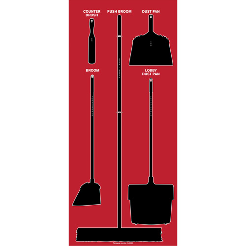 Ultra Aluma-Lite Dry Shadow Board (English Only) Mukwa Safety Services