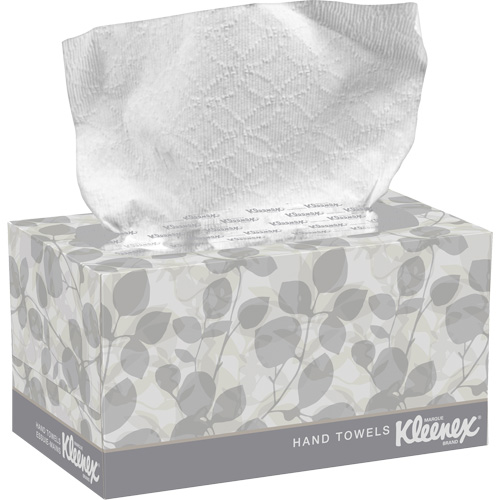 Essuie-mains Kleenex dans une boîte POP-UP*, 1 pli, 10-1/2" lo x 9" la, 120 /pqt Mukwa Safety Services
