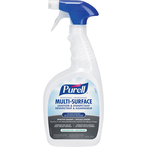 Produit d&eacute;sinfectant professionnel pour toutes surfaces, 946 ml, Bouteille &agrave; g&acirc;chette Mukwa Safety Services