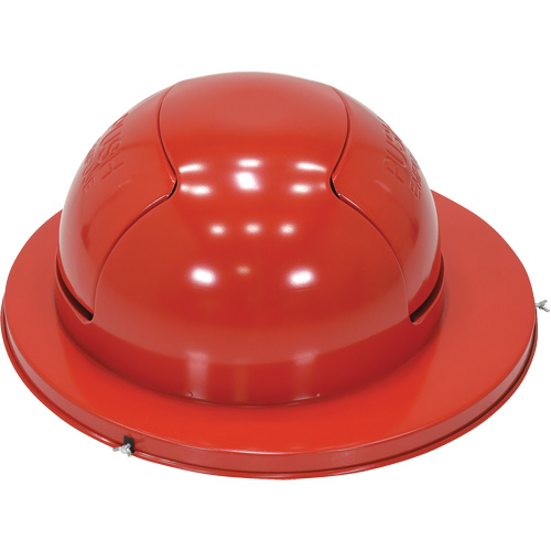 Drum Waste Disposal Top, Dome Lid, Metal, Fits Container Size: 23-1/2" Dia. Mukwa Safety Services