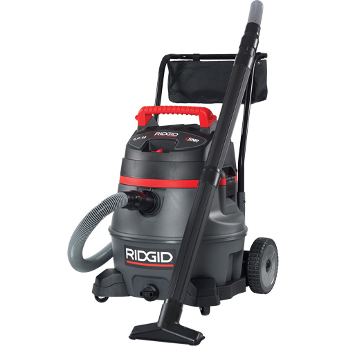 Aspirateur industriel avec chariot NXT, Secs-humides, 6 CV, 14 gal. US (53 litres) Mukwa Safety Services