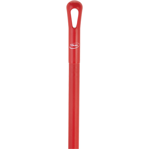 Ultra Hygiene Handle, Broom/Scraper/Squeegee, Red, Ergonomic, 59" L Mukwa Safety Services