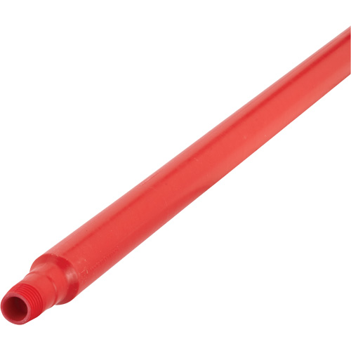 Ultra Hygiene Handle, Broom/Scraper/Squeegee, Red, Ergonomic, 59" L Mukwa Safety Services