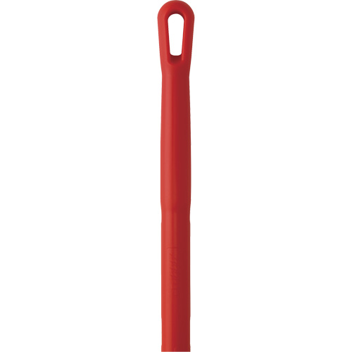 Handle, Broom/Scraper/Squeegee, Red, Ergonomic, 59" L Mukwa Safety Services