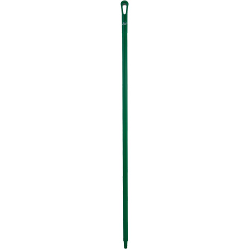 Ultra Hygiene Handle, Broom/Scraper/Squeegee, Green, Ergonomic, 59" L Mukwa Safety Services